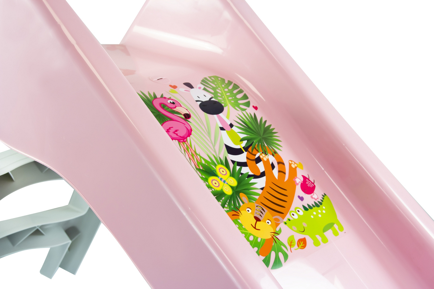 ZJEŻDŻALNIA OGRODOWA WODNA ŚLIZG 140 CM Mochtoys RÓŻOWA Pastelowa Długość ślizgu 140 cm