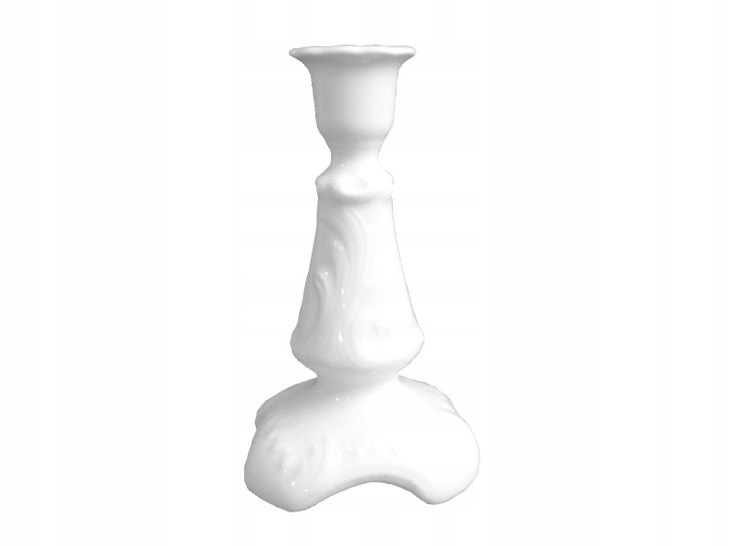 

0001 Świecznik 1-R Rococo Porcelana Ćmielów