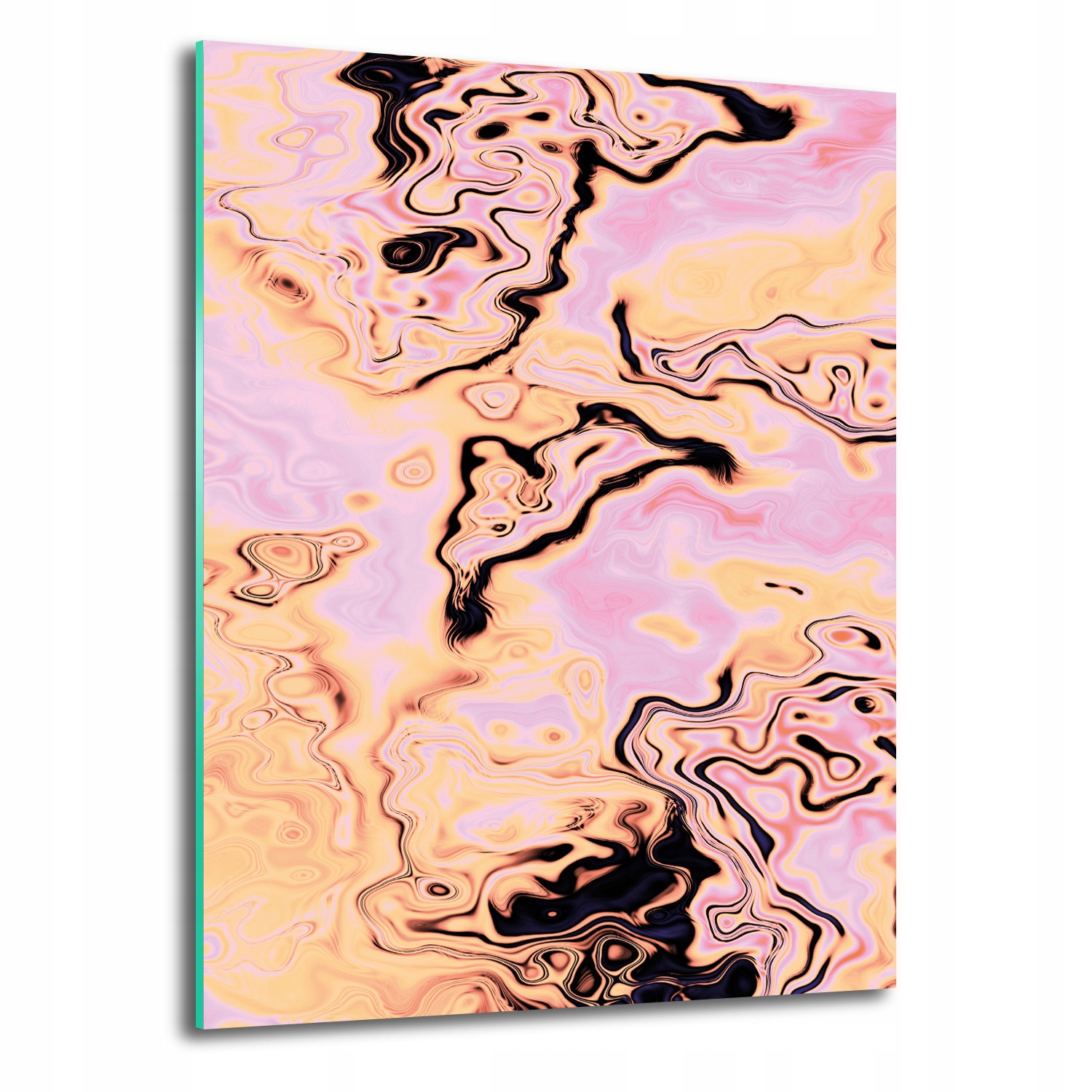 Skleněný obraz obdélník Růže fantasy cikcaky 70x100