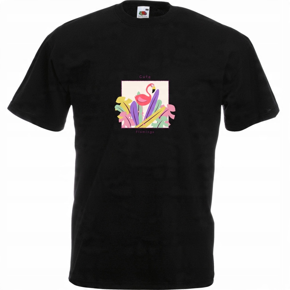 

Koszulka cute flamingo flaming XL czarna