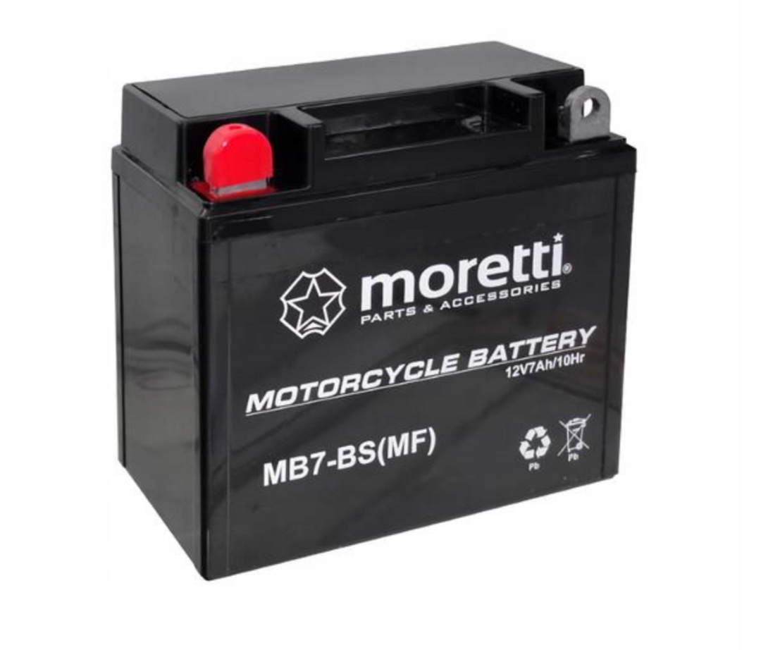 Akumulator żelowy 12V MB7 Bs Agm Moretti
