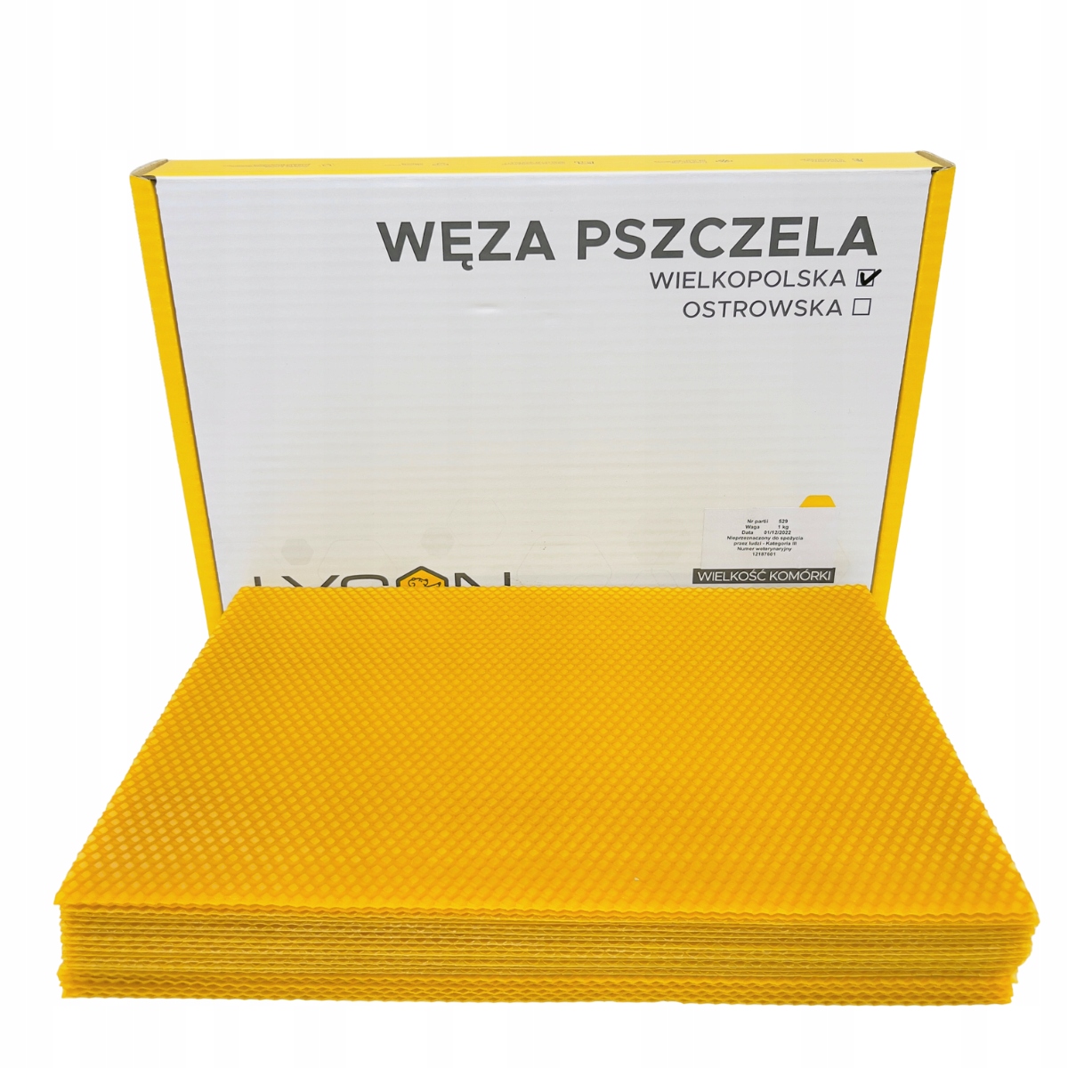 

Węza pszczela Wielkopolska Łysoń 1 kg Badana