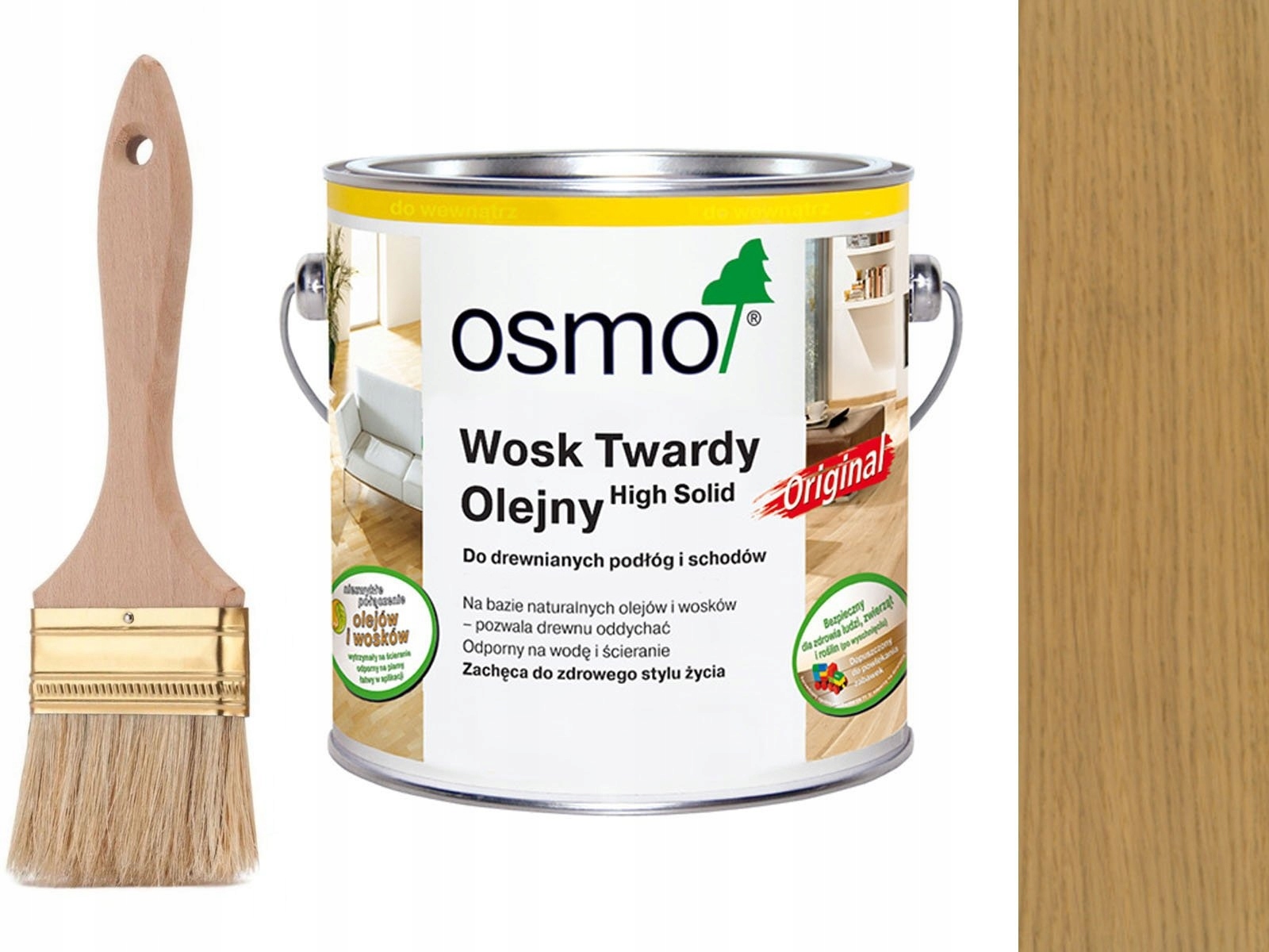 Osmo 3062 vosk tvrdý olej 2,5 L Bezbarevný Mat