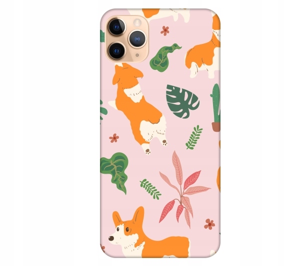 

Etui pokrowiec do iPhone 11 Pro Max Corgi pies