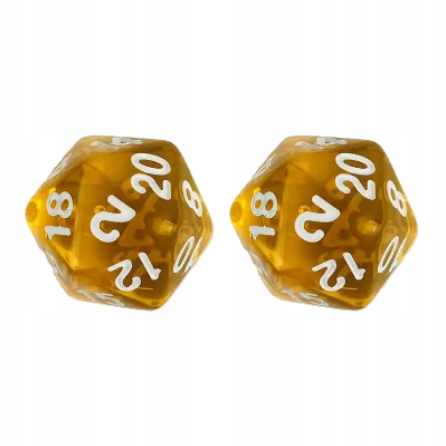 ZESTAW 2 KOSTEK K20 RPG NIEZGŁĘBIONY HORYZONT KOŚĆ DWUDZIESTOŚCIENNA