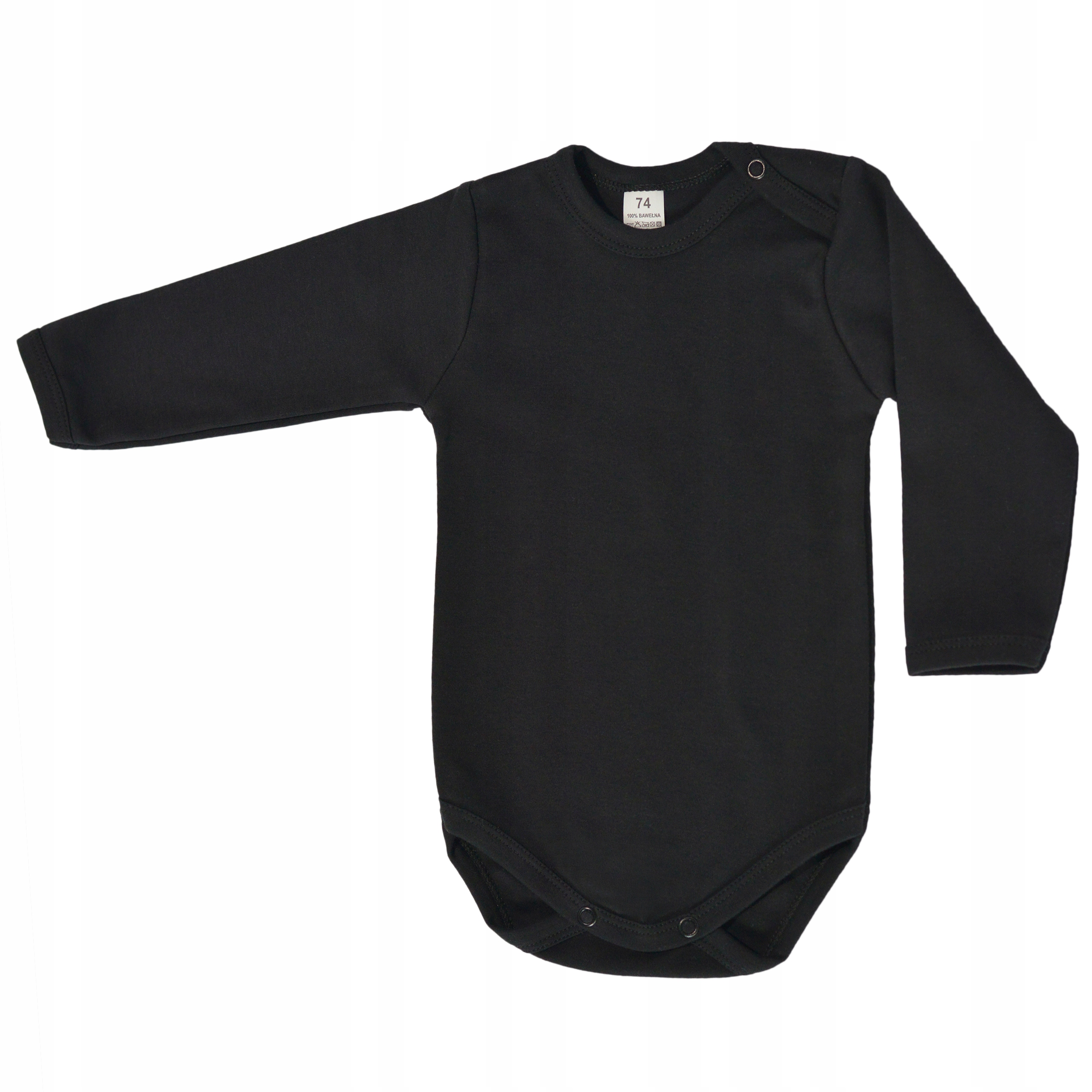BODY CZARNE GŁADKIE R80