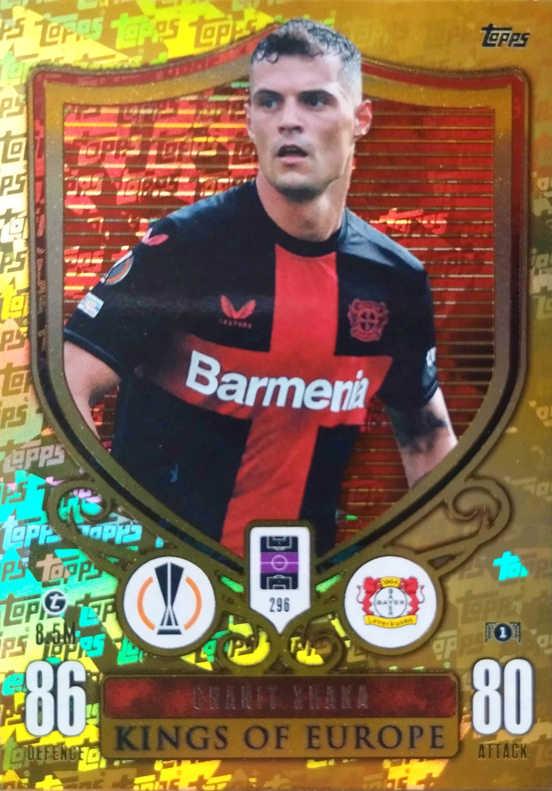 Topps Match Attax Extra 2023/2024 Kings Of Europe 296 Xhaka