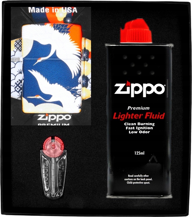 Sada Zippo Zapalovač Asian Background Design Dárkový No1
