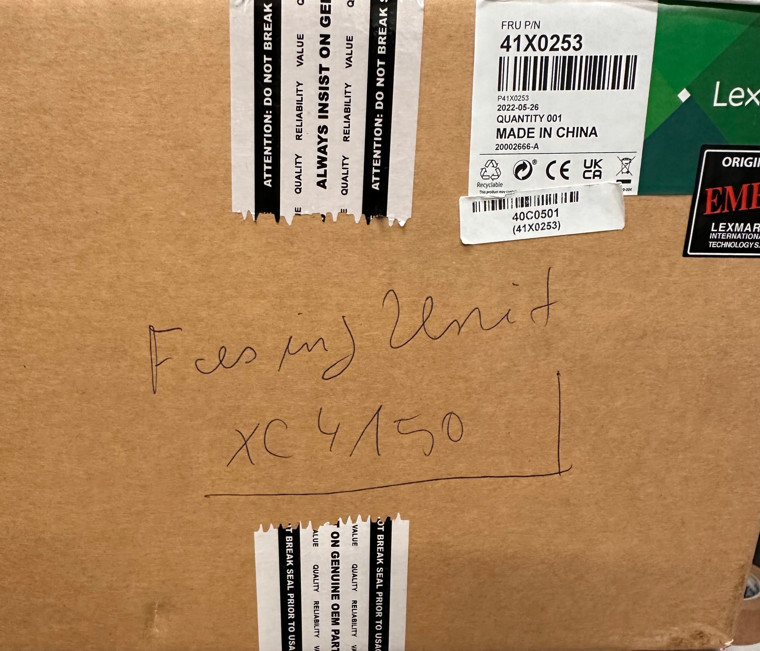 Fuser Unit Lexmark 41X0253 Originál pro Lexmark CX725DE