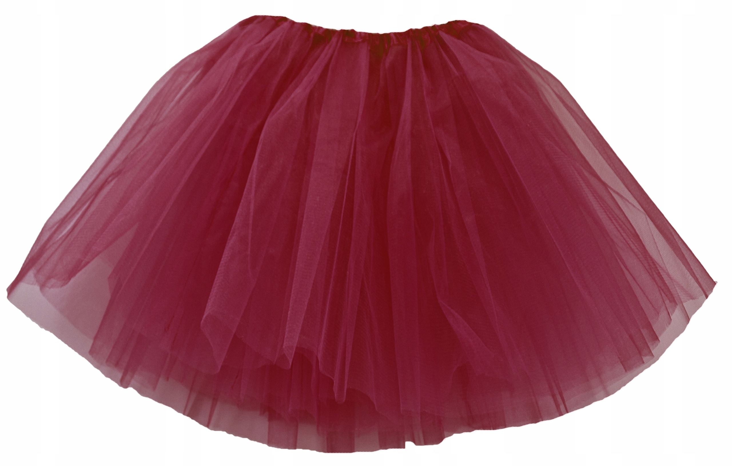 

*spódniczka Tiulowa Spódnica 40cm Bordo