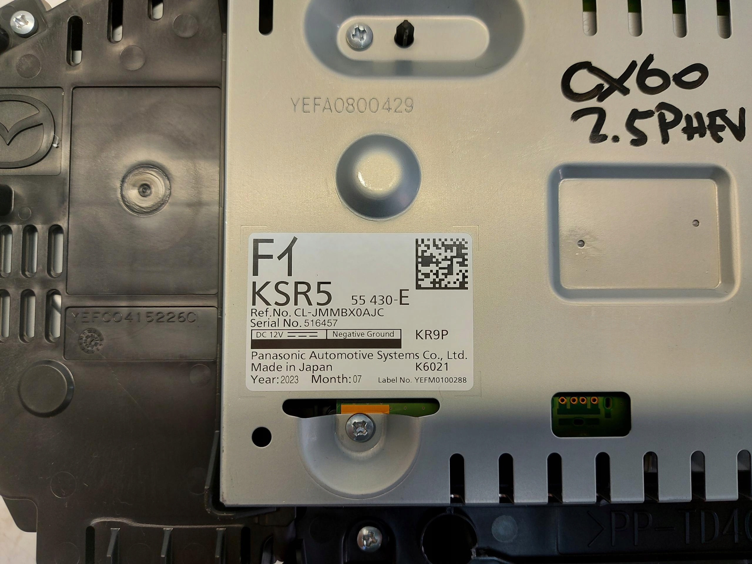 Mazda CX60 2023r budíky wirtualny budiky ksr5-55430