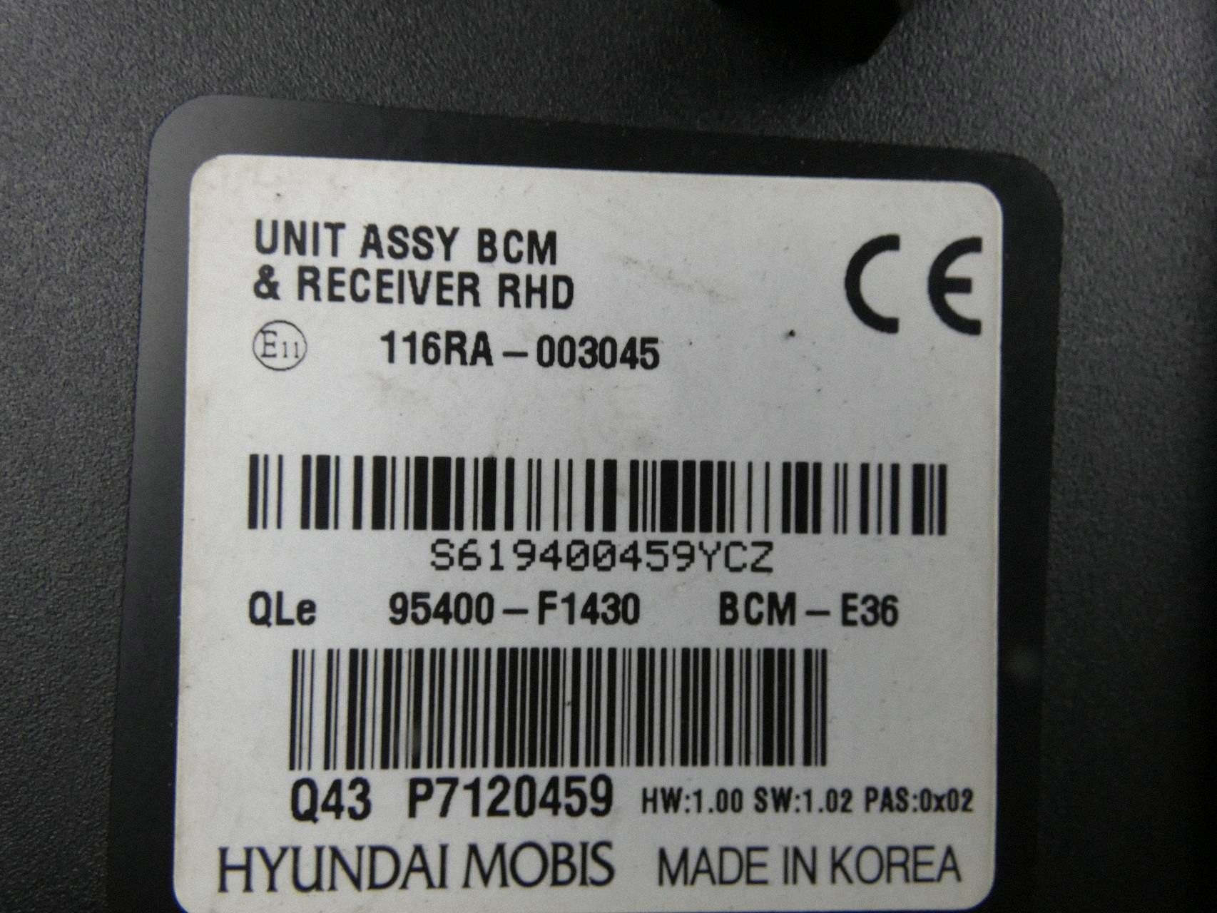 KIA SPORTAGE IV 2016- modul Bedienteil Computer