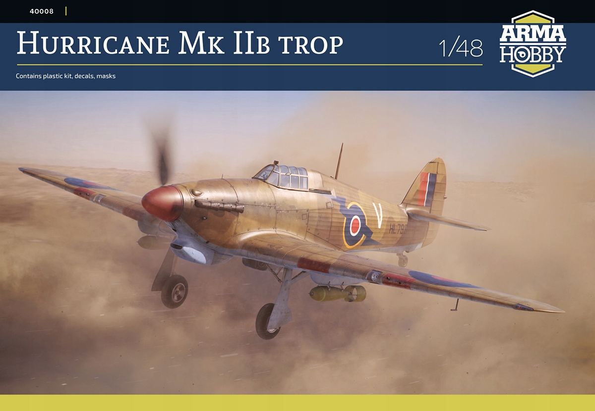 Arma Hobby 40008 Hurricane Mk Iib Trop měřítko 1/48