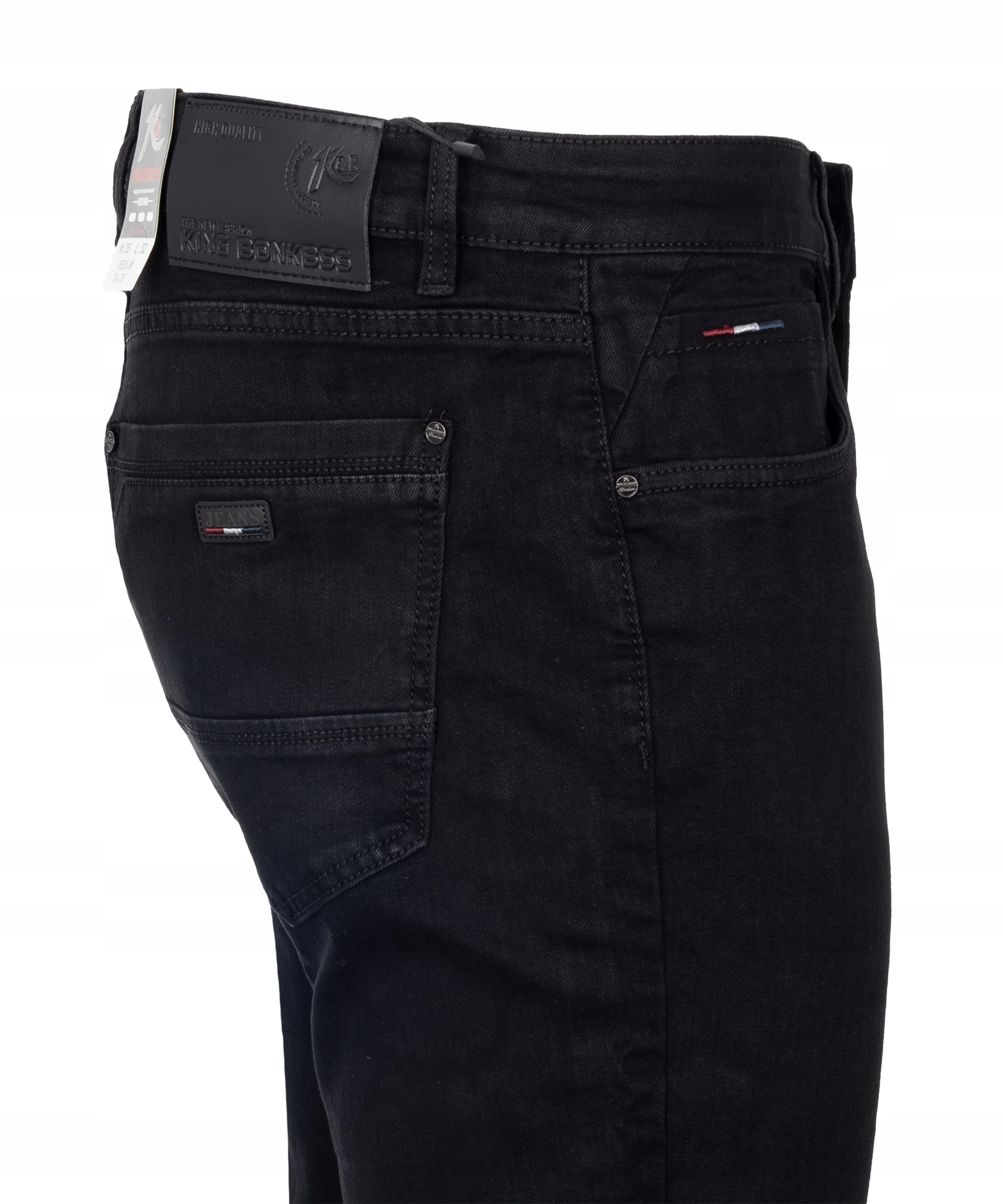

Spodnie męskie, jeansy W37 100-104cm czarne dżinsy