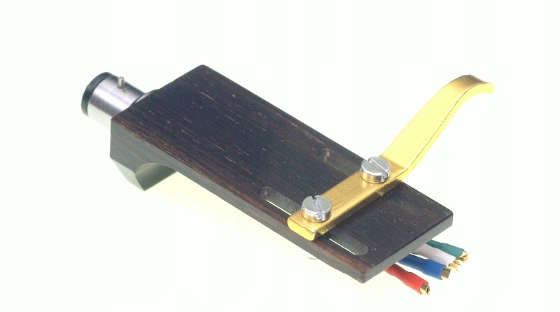 Headshell-držák gramofonové vložky Heban Hi-end /stříbro