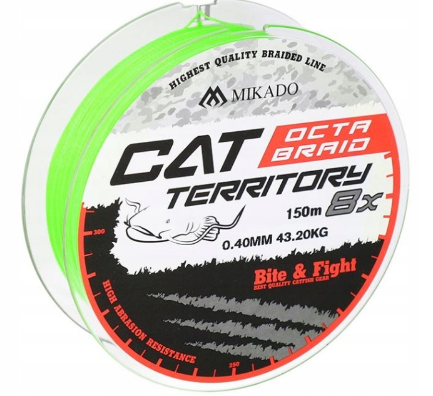 Plecionka Mikado Cat Territory Braid 0,60 mm 300 m wytrzymała mocna Na Suma