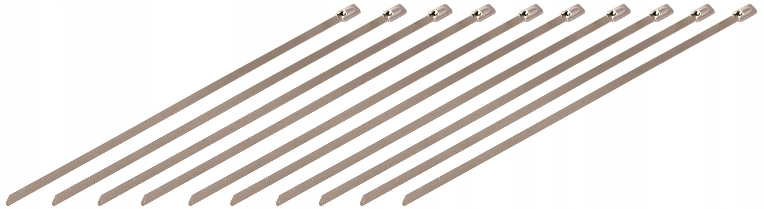 MDC BALL-LOCK 10x stalowe opaski zaciskowe 200x4,6