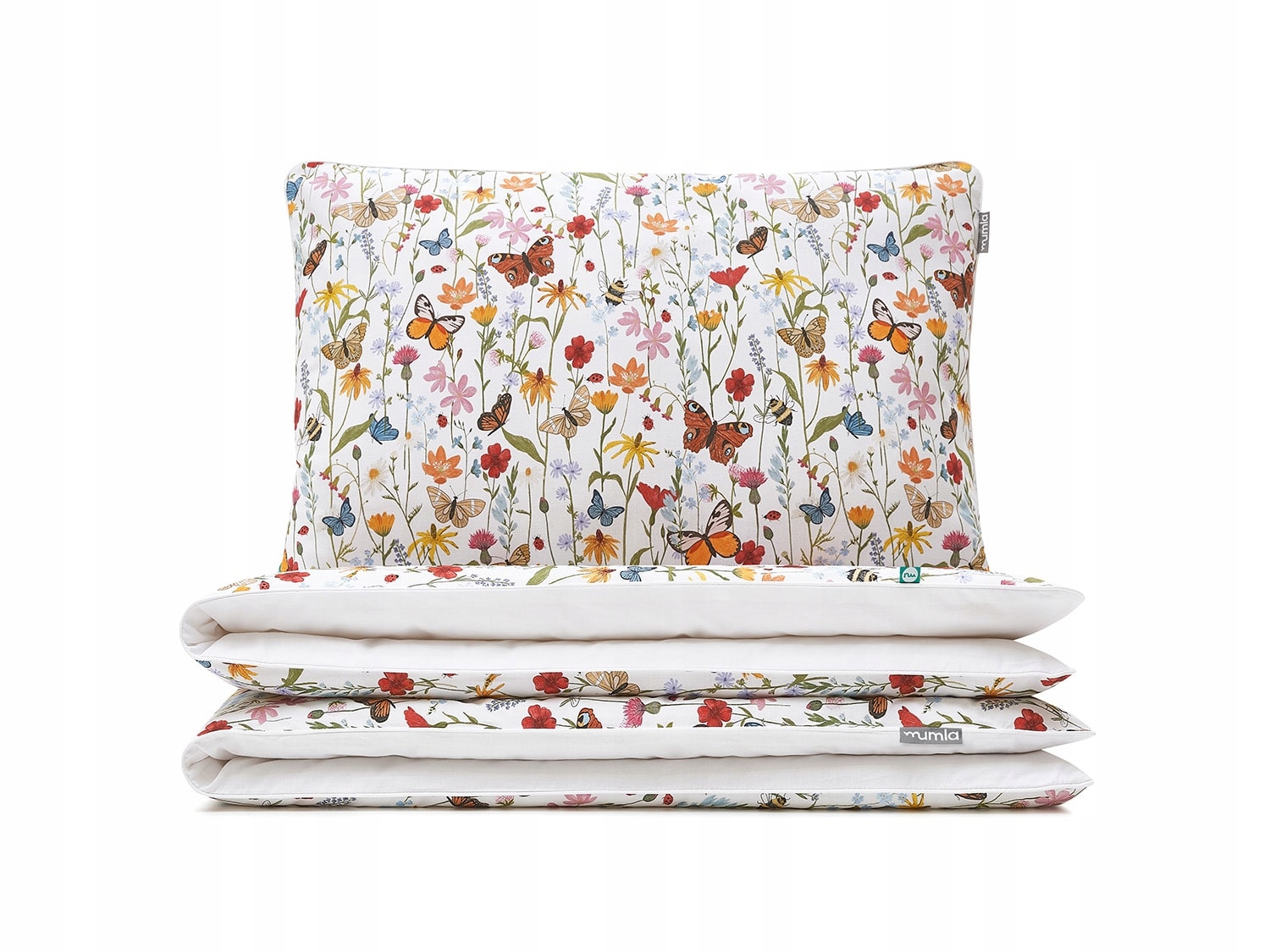 Posteľná Bielizeň Motýle 140 x 200 cm 1 x 80 x 70 cm Mumla