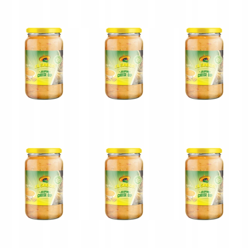 Dip jalapeno cheese 1000g El Sabor X6