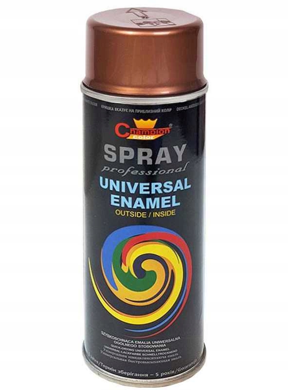 Lakier Spray Miedziany metalik -Champion Professional Emalia uniwers. 400ml