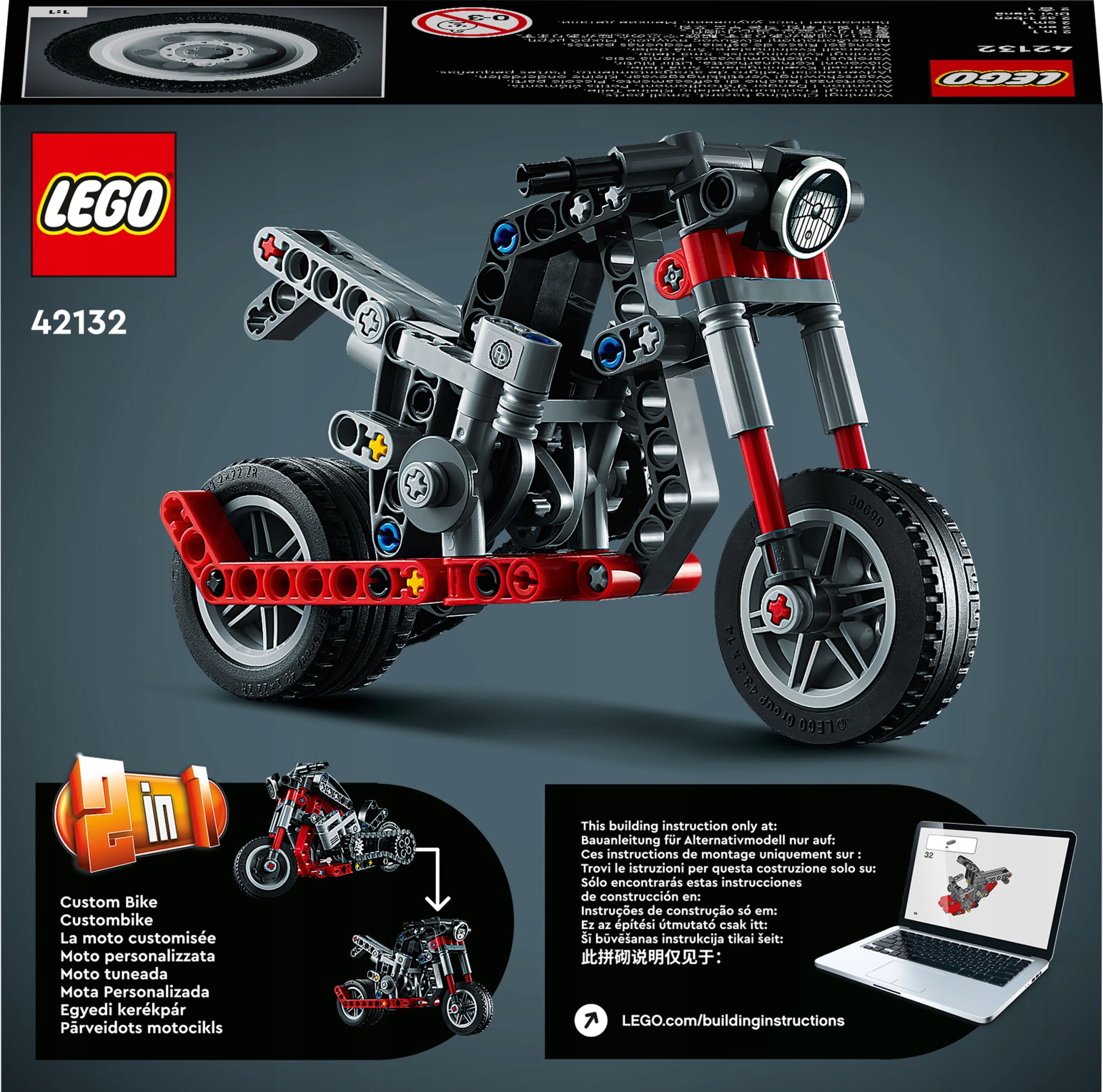 LEGO Technic Motocykl 42132 Nazwa zestawu Motocykl