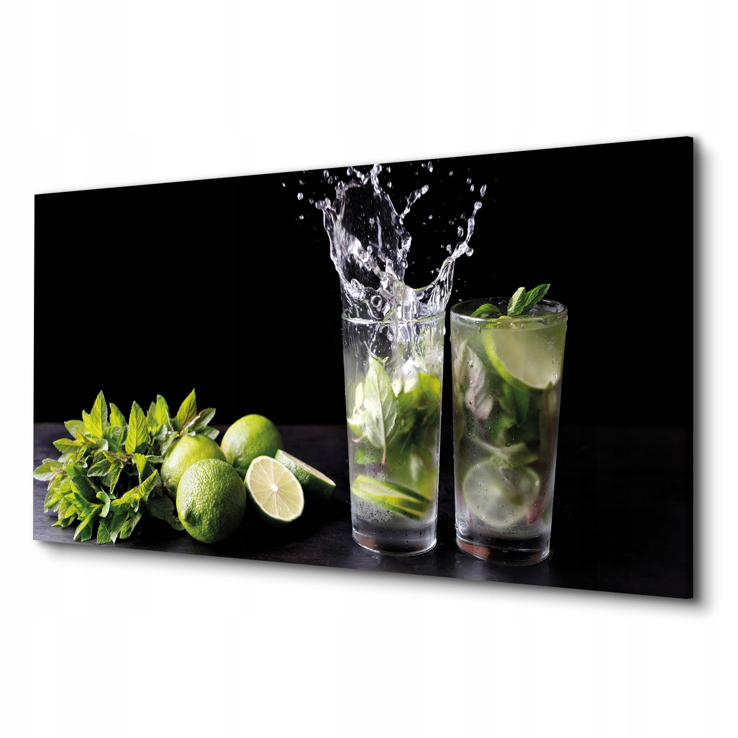 

Obrazy drukowane canvas drinki napoje owoce 100x50