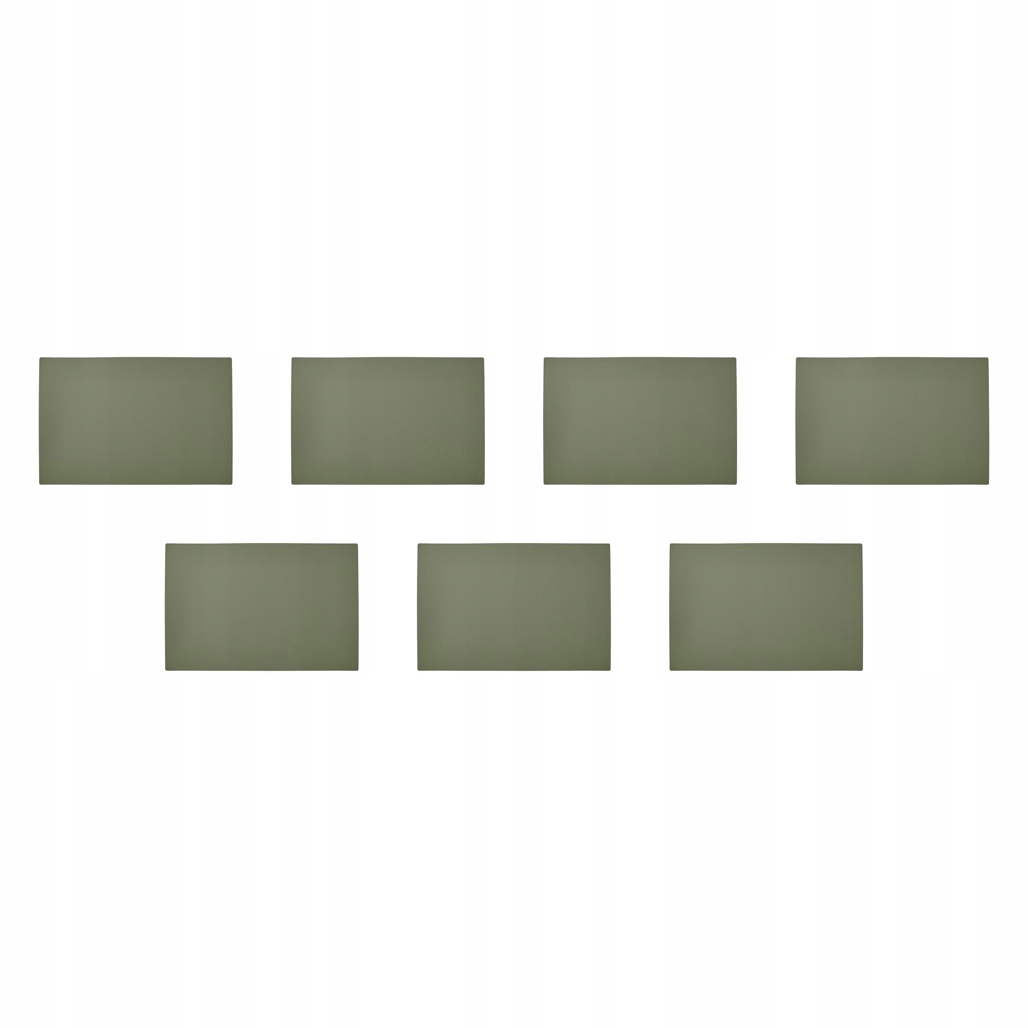 7 ks Podložka pod misku šedozelená 33x50 cm Utsadd