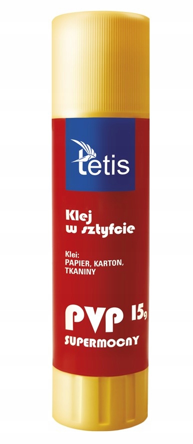 

Klej w sztyfcie Tetis 15 g Pvp BG100 supermocny