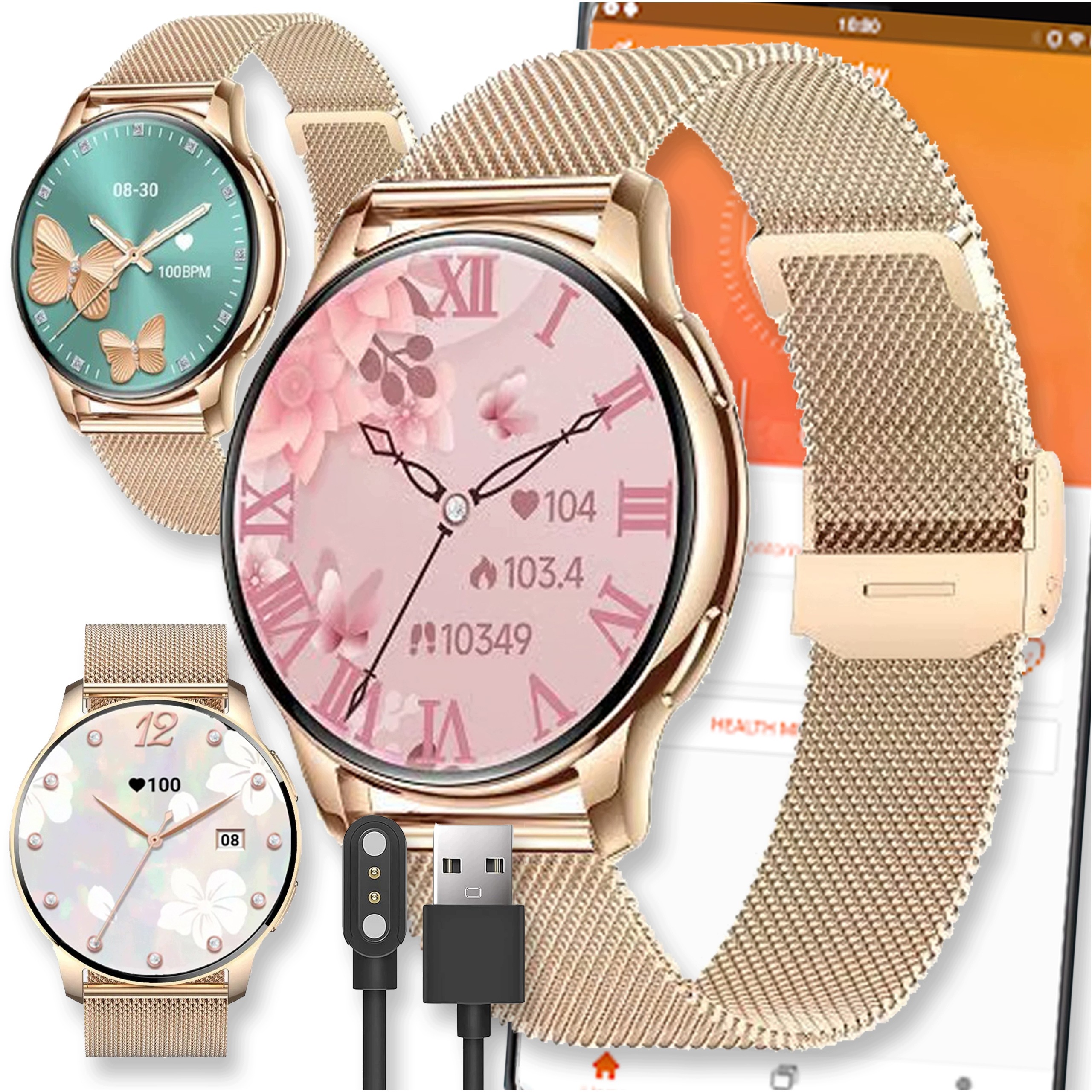 Okosóra Watch Amoled Beszélgetés Menü Pl Női Vízálló Smart Gt