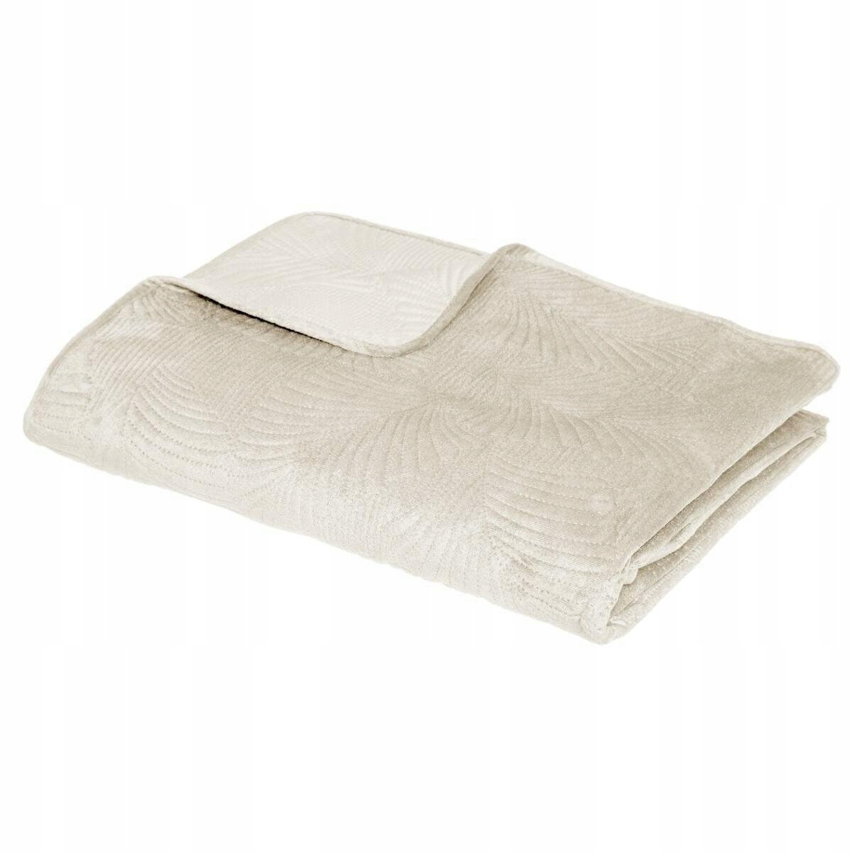 Přehoz na postel Leaf 240x260 Béžový