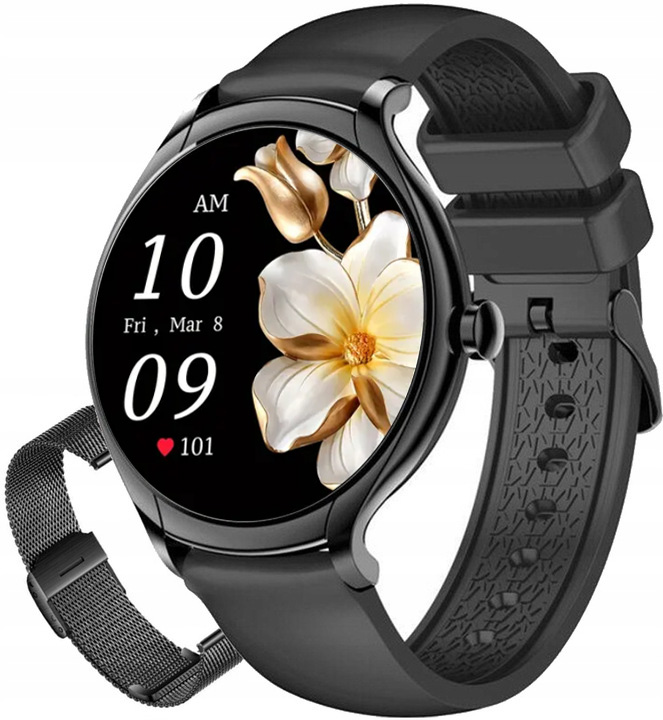 Chytré Hodinky Rubicon RNCF13 černé