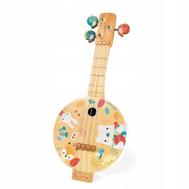 Banjo Pure - drewniany instrument muzyczny dla dzieci 3 lata+, Janod Rodzaj gitara