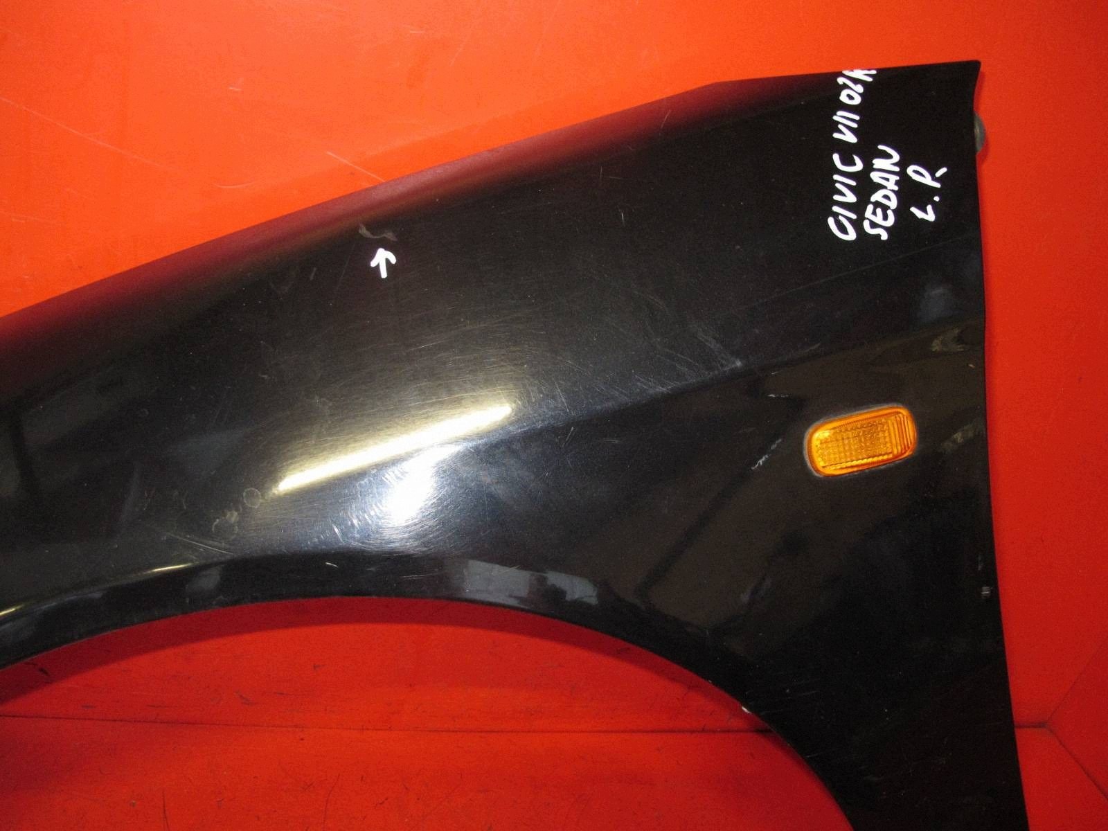 HONDA CIVIC 7 VII ES4 sedan 4D 00- fender left front front black B92P