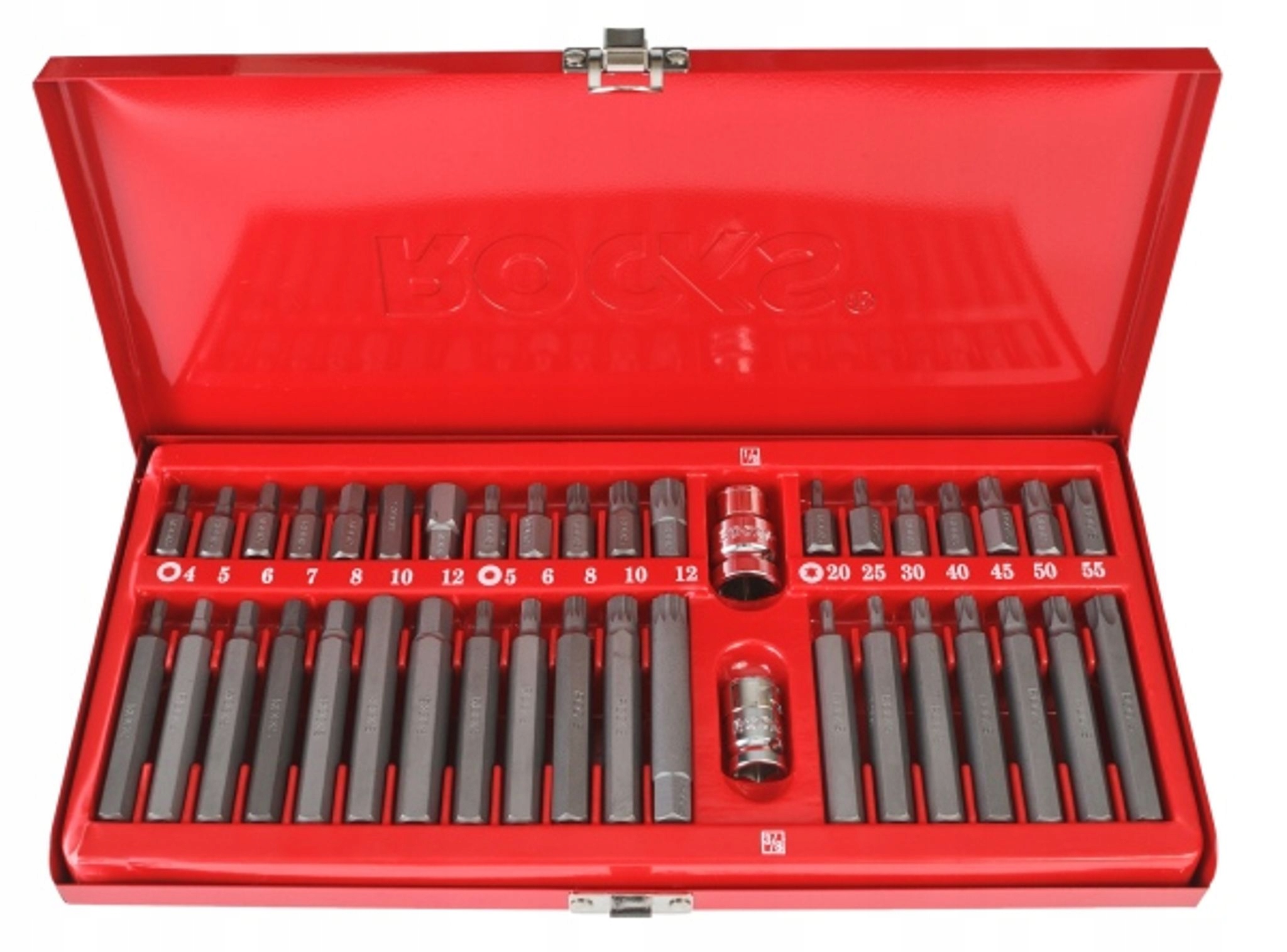 ZESTAW BITÓW TORX, HEX, SPLINE 40 CZĘŚCI ROOKS