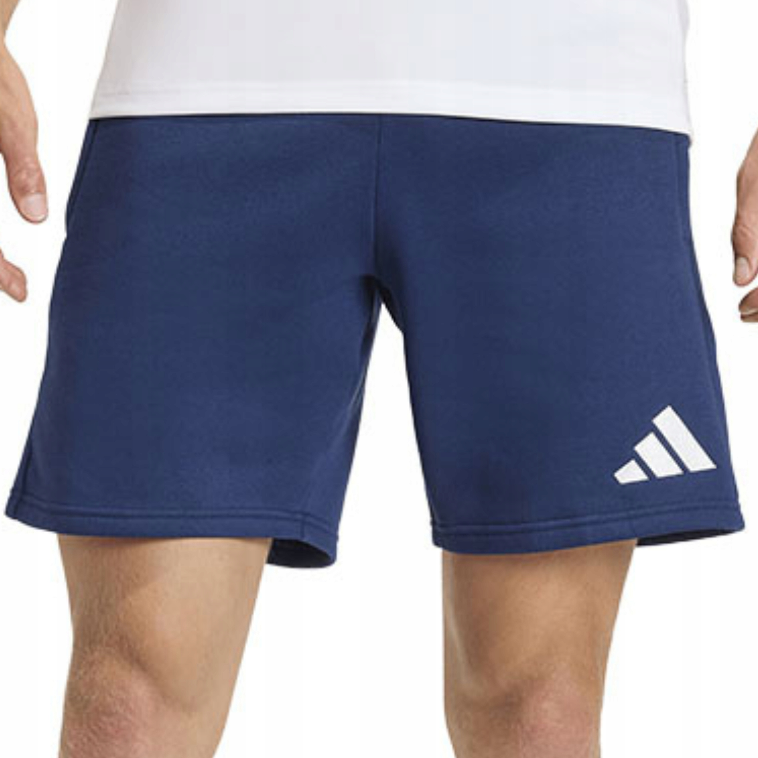 Adidas Krótkie Spodenki Męskie Szorty Bawełniane Dresowe Kieszenie r. XL