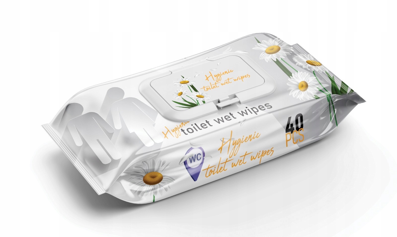 

Papier nawilżany Aqua Wipes 40 szt. z klipsem