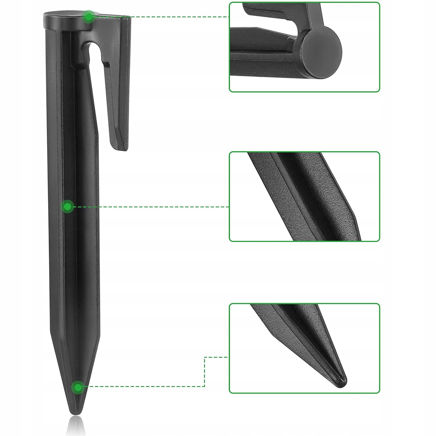 ŚLEDZIE DO MOCOWANIA DRUTU OGRANICZAJĄCEGO DO ROBOTA KOSZĄCEGO, ZESTAW 100 Rodzaj zestaw