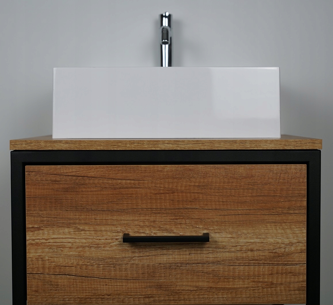 Umywalka nablatowa 40x30 cm konglomerat BIAŁA ETNA Rodzaj prostokątna