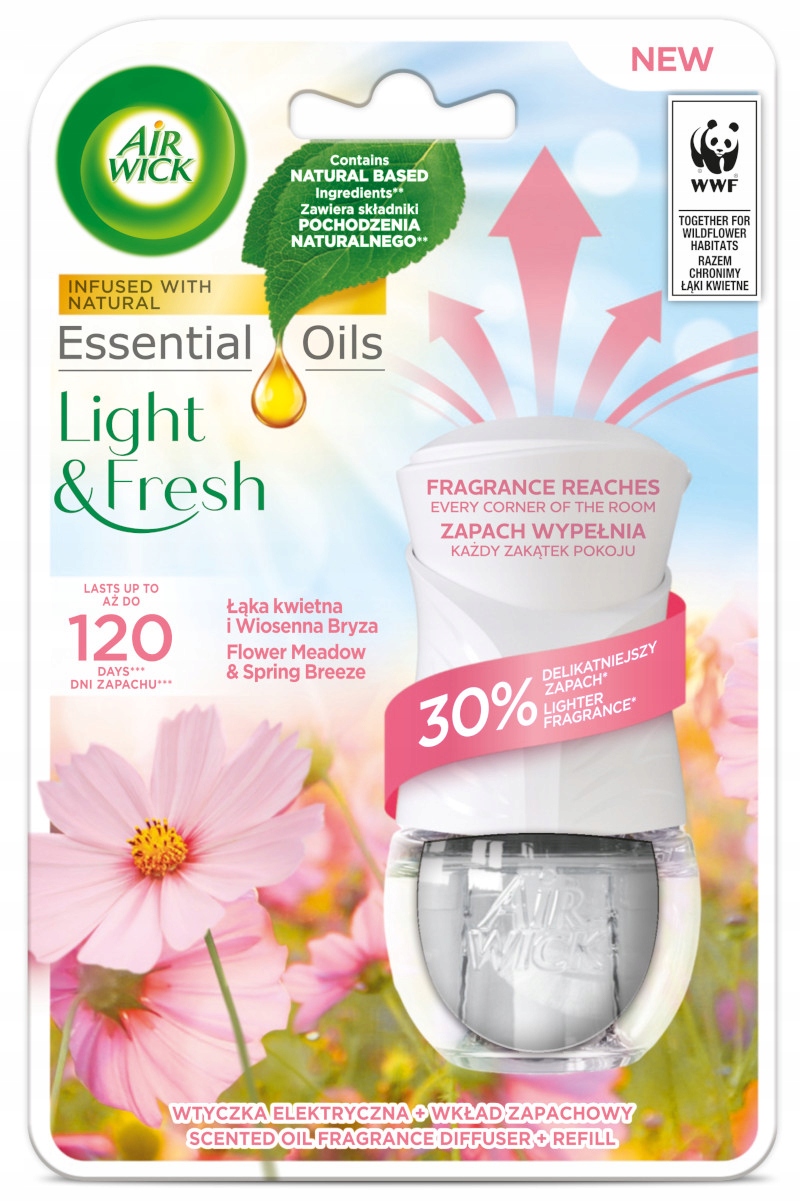 

Air Wick Light Fresh komplet Łąka kwietna 19 ml