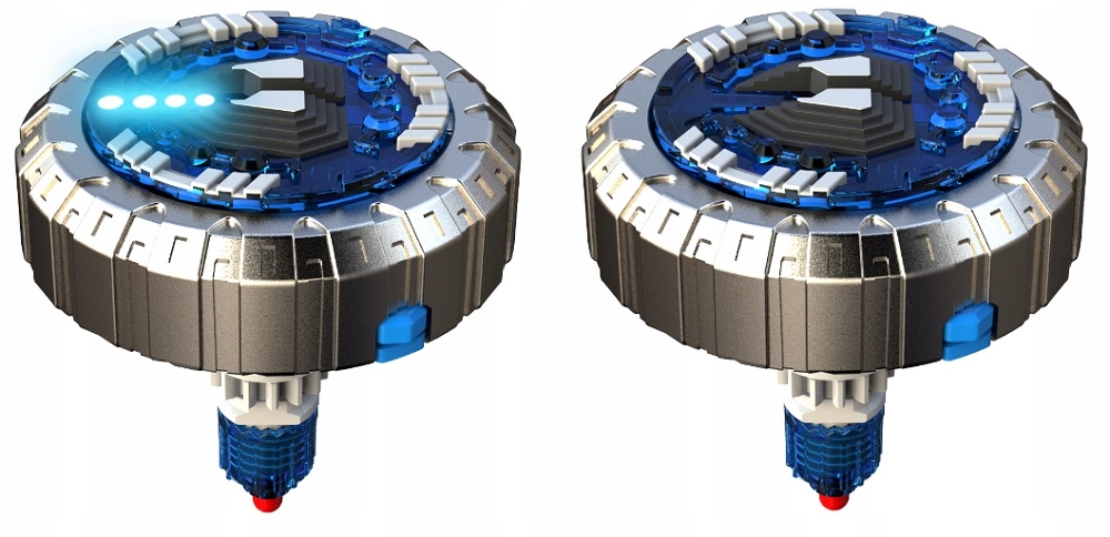 Silverlit Battle Edition Spinner wyrzutnie naboje Bohater brak