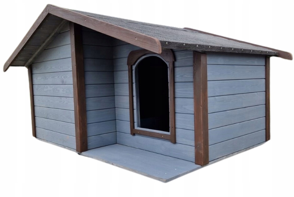 Levně Buda pro psa Budy XXL 7 Kotec Zateplená Zateplená Domeček Předsíň Terasa