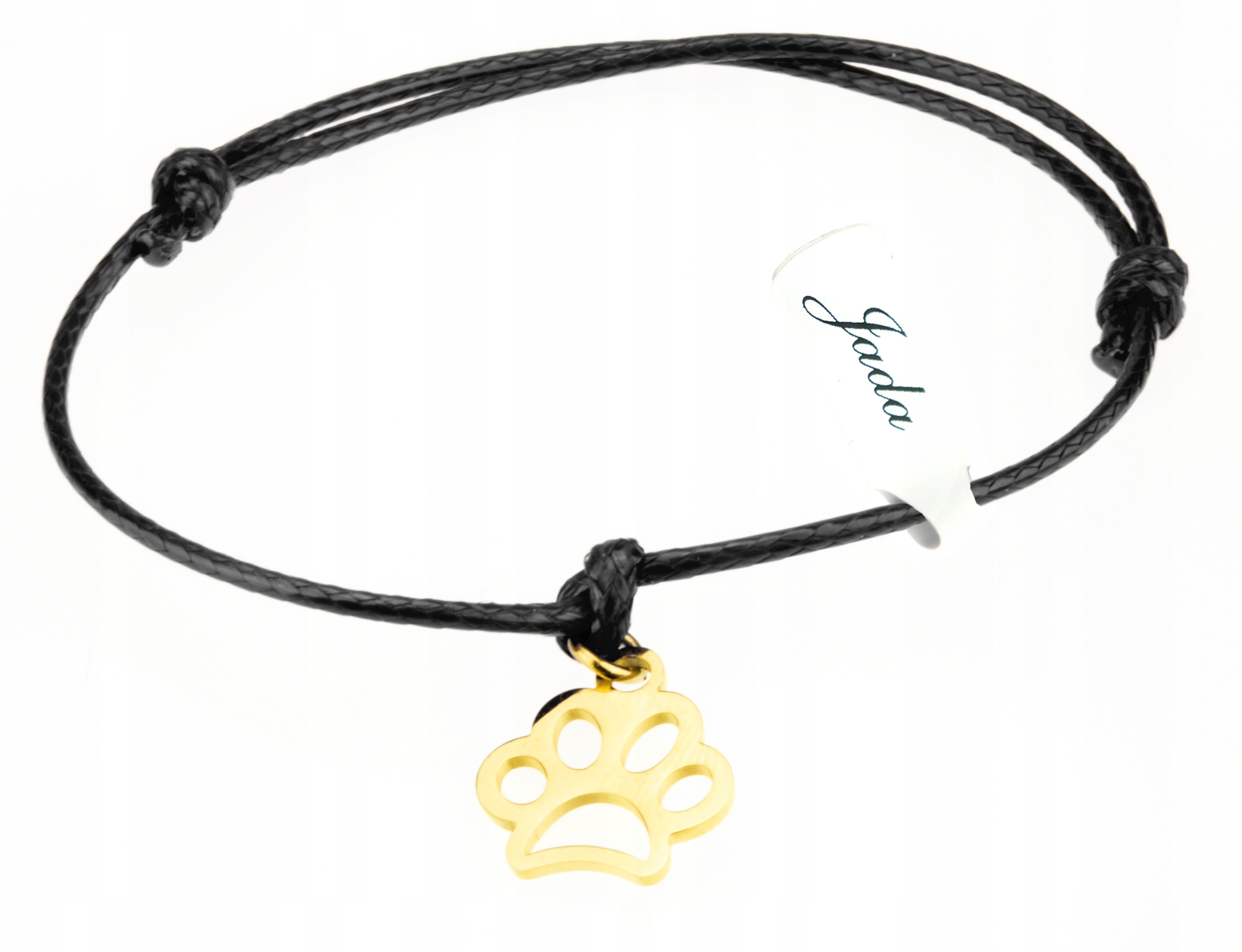 

Bransoletka Złota Stal Chirurgiczna Łapka Psa Kota