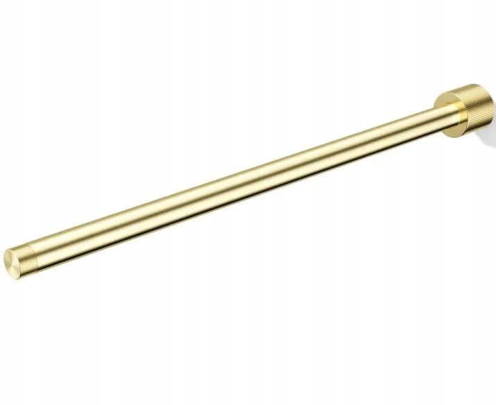 Nástěnný koupelnový věšák na ručníky Zlatý kolmý na toaletu Wc