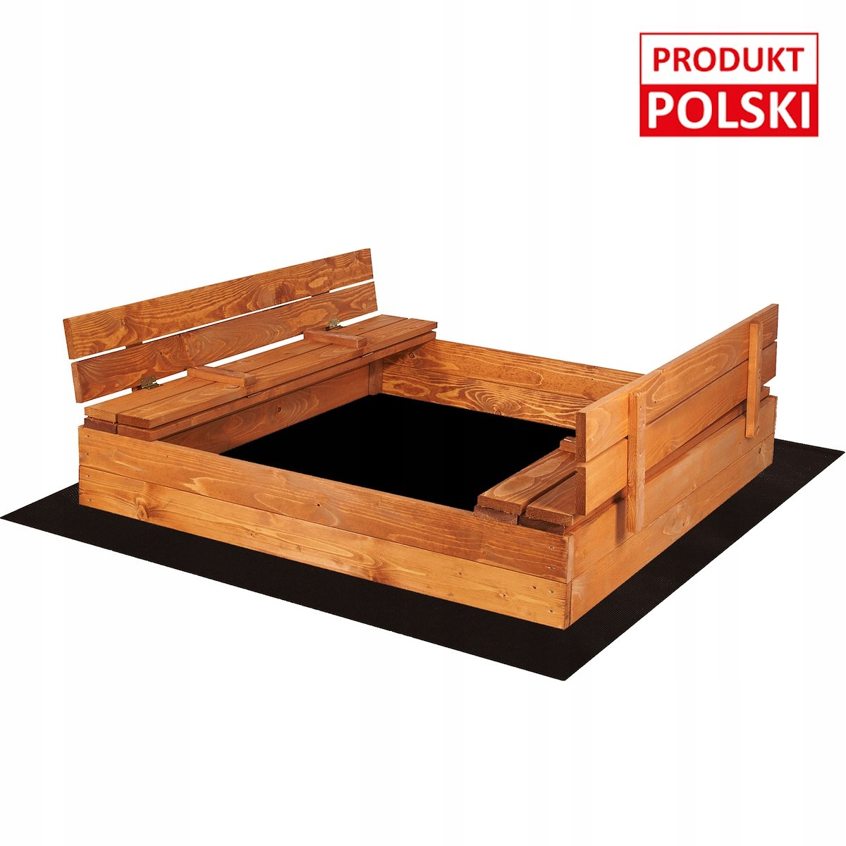 PIASKOWNICA DREWNIANA IMPREGNOWANA SKŁADANA Długość 120 cm