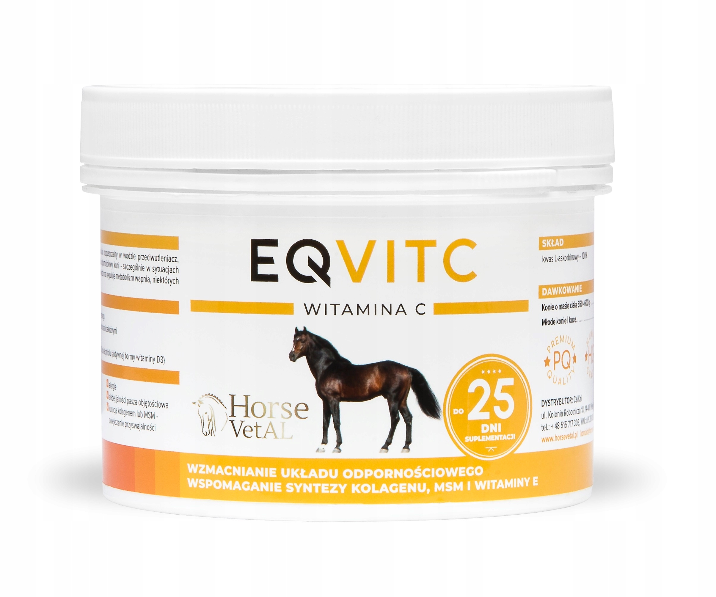 EQVITC 200g- WITAMINA C DLA KONI NAJWYŻSZA JAKOŚĆ!