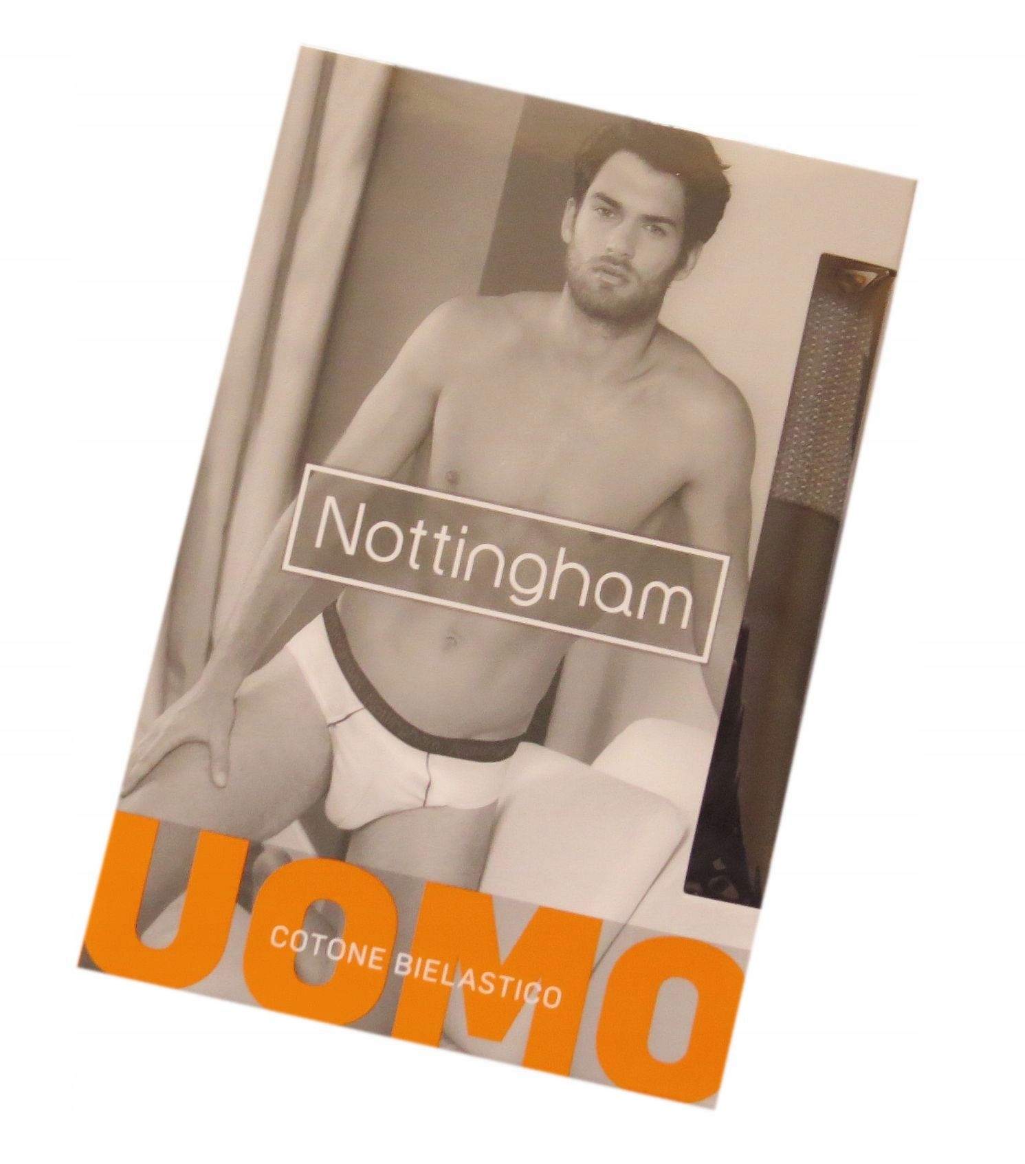 Slipy męskie Nottingham bawełna szare BOX XL Marka Inna marka