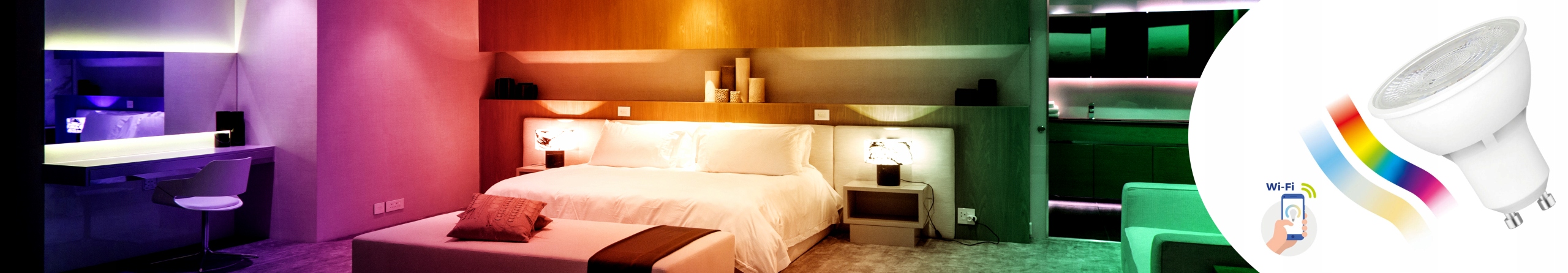 Żarówka LED GU10 4,5W RGB+CCT Smart WiFi BT TUYA Napięcie 230 V