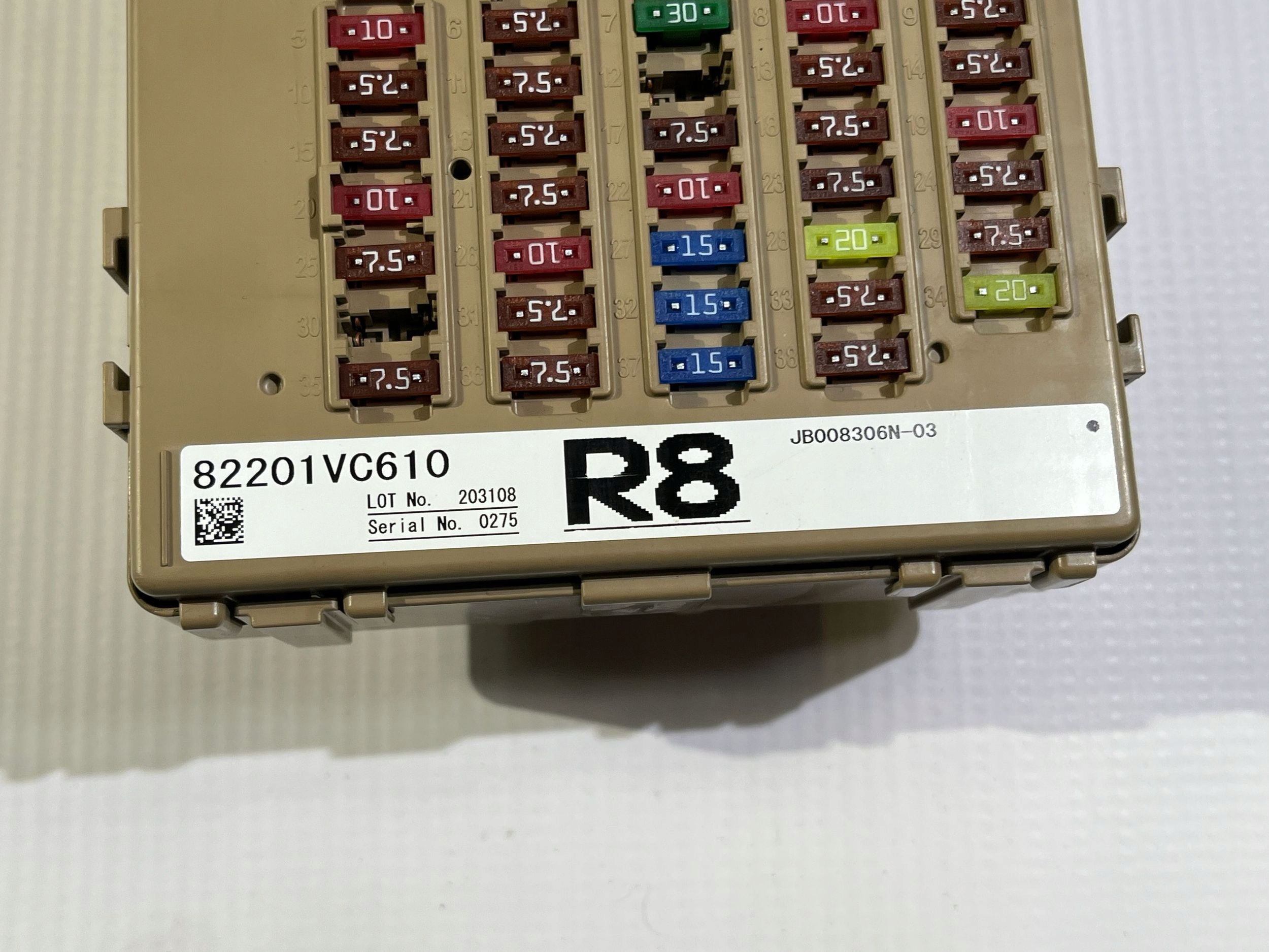 compartment of fuses comfort control unit control unit Subaru WRX VB II 2022