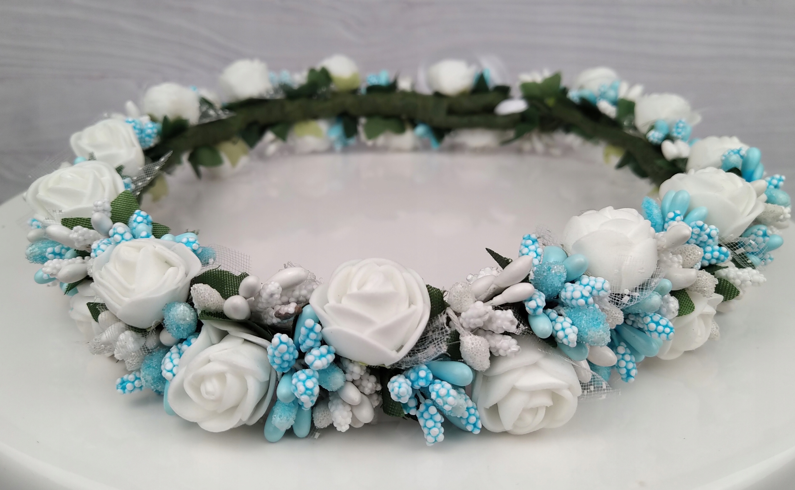 Wianek komunijny, rękodzieło