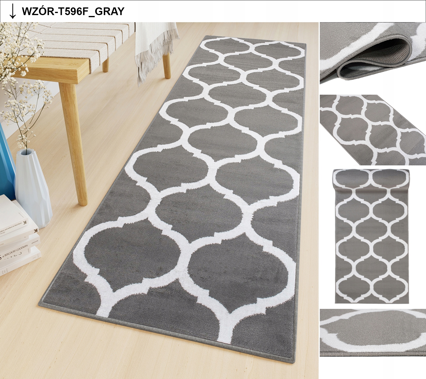 CHODNIKI 70cm MAROKAŃSKA KONICZYNA GWIAZDKI ROMBY Długość (cm) 10